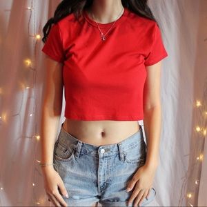 Pacsun Basic Crop Tees